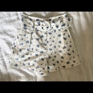 Sezane Deia Shorts Blue Rose 36